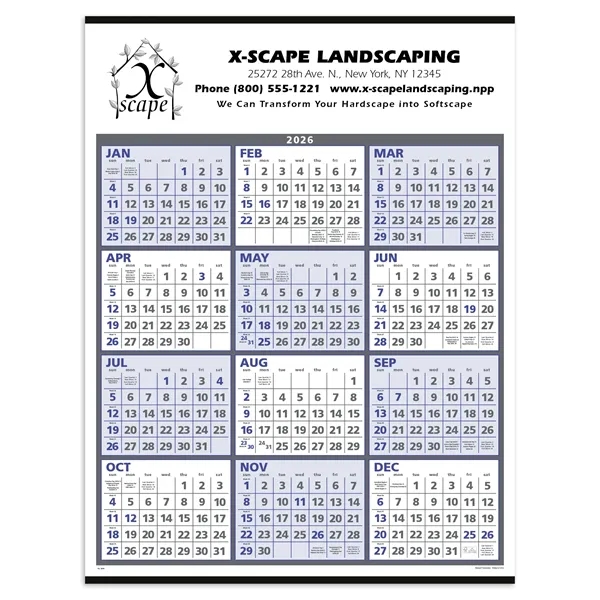 Triumph® Calendars Span-A-Year Calendar - Triumph® Calendars Span-A-Year Calendar - Image 1 of 5