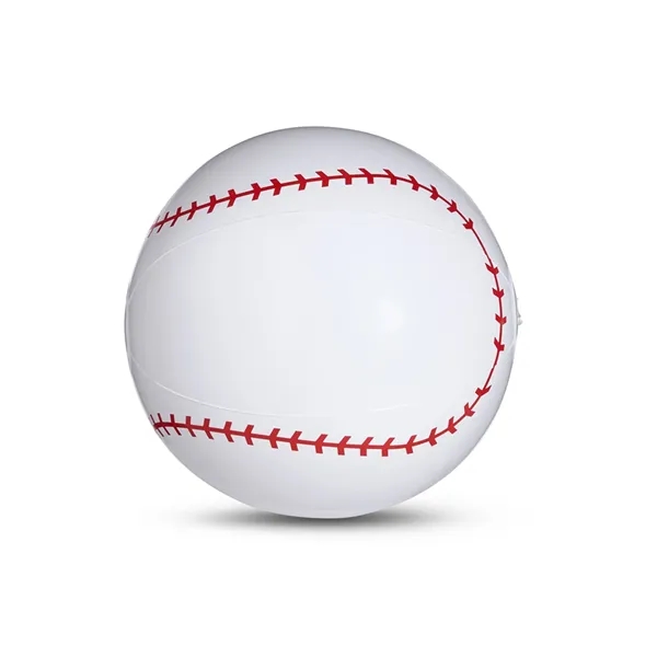 16" Baseball Beach Ball - 16" Baseball Beach Ball - Image 2 of 3