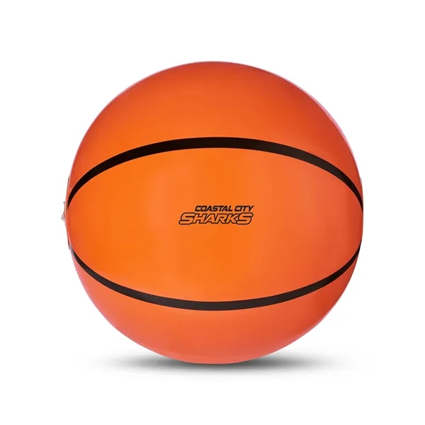 16" Basketball Beach Ball - 16" Basketball Beach Ball - Image 0 of 2