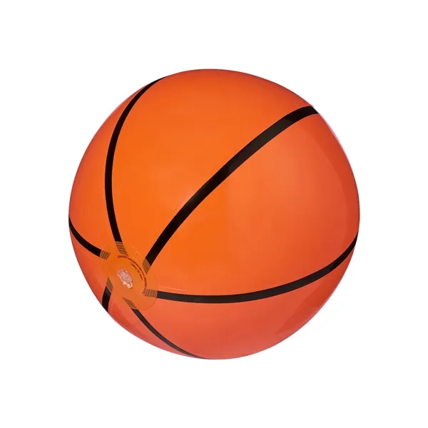 16" Basketball Beach Ball - 16" Basketball Beach Ball - Image 2 of 2