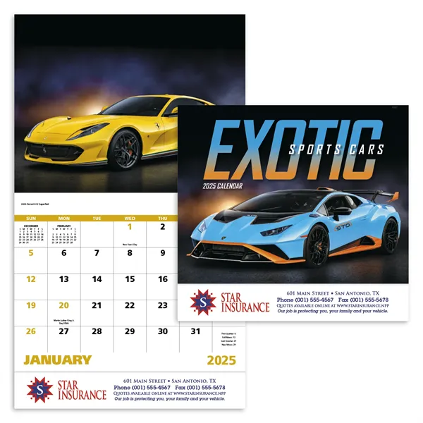 Good Value™ Exotic Sports Cars - Stapled Calendar - Good Value™ Exotic Sports Cars - Stapled Calendar - Image 0 of 31
