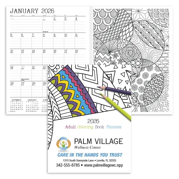 Good Value™ Adult Coloring Book Planner - Good Value™ Adult Coloring Book Planner - Image 0 of 27