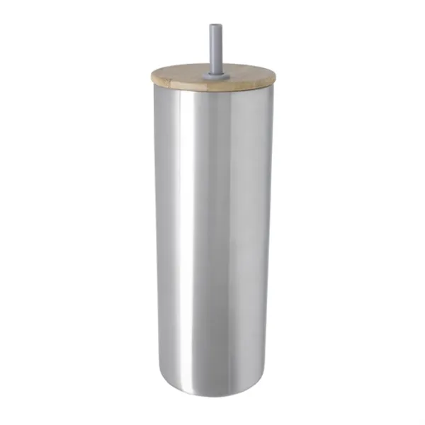 Good Value™ Double-Wall Stainless Steel Tumbler with Bamb... - Good Value™ Double-Wall Stainless Steel Tumbler with Bamb... - Image 8 of 17