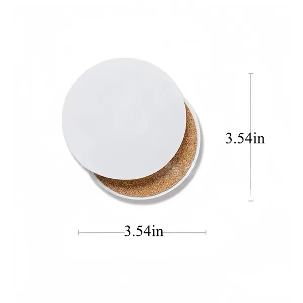 Round Absorbent Coaster - Round Absorbent Coaster - Image 1 of 4