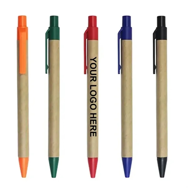 Eco-Friendly Click-Action Ballpoint Pen - Eco-Friendly Click-Action Ballpoint Pen - Image 0 of 5