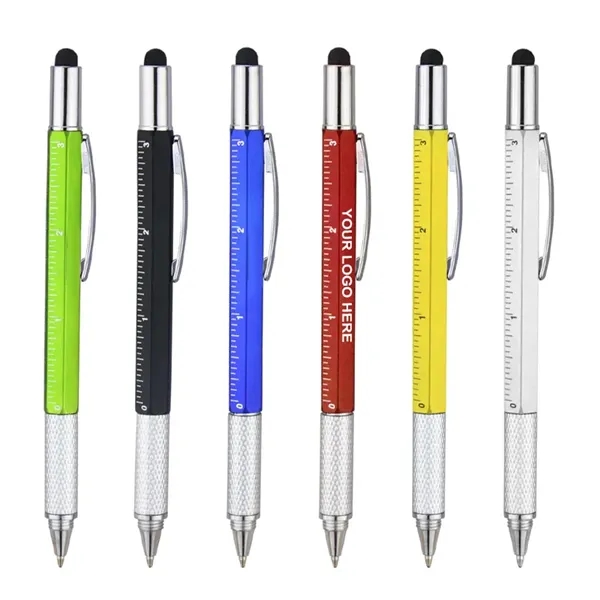 6 In 1 Multi-Function Tool Pen - 6 In 1 Multi-Function Tool Pen - Image 0 of 9