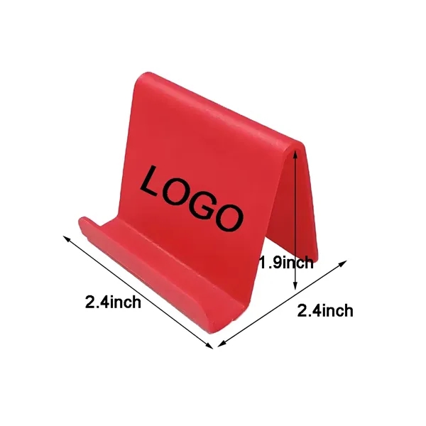 Custom Printed Reusable Plastic Phone Holder Stand Base - Custom Printed Reusable Plastic Phone Holder Stand Base - Image 1 of 2