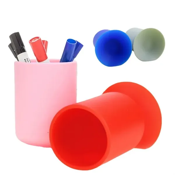 Non-slip Silicone Suction Cup Pen Holder Desk Organizer - Non-slip Silicone Suction Cup Pen Holder Desk Organizer - Image 0 of 5