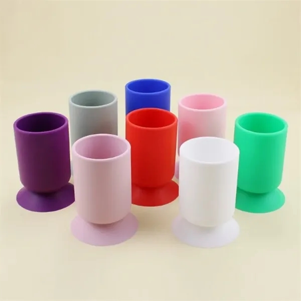 Non-slip Silicone Suction Cup Pen Holder Desk Organizer - Non-slip Silicone Suction Cup Pen Holder Desk Organizer - Image 5 of 5