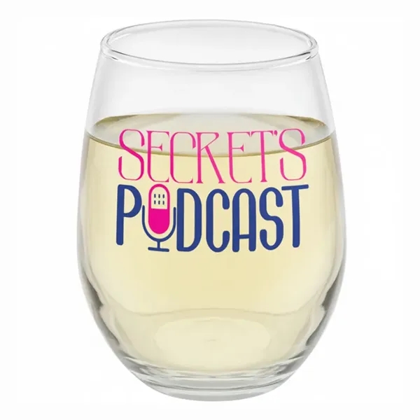 9 Oz. Libbey® Stemless Wine Glasses - Full Color - 9 Oz. Libbey® Stemless Wine Glasses - Full Color - Image 0 of 1