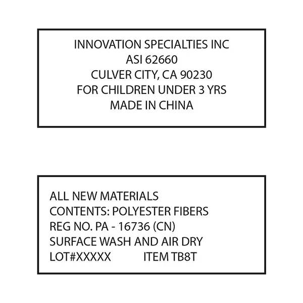 LARGE 8" Plush Teddy Bear With Choice of T-Shirt Color - LARGE 8" Plush Teddy Bear With Choice of T-Shirt Color - Image 20 of 20