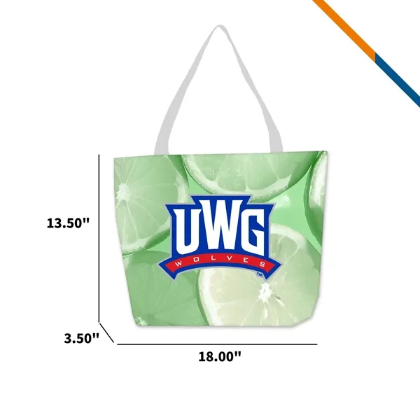 ChillBag Full Color Sublimation Tote Bag - ChillBag Full Color Sublimation Tote Bag - Image 2 of 4