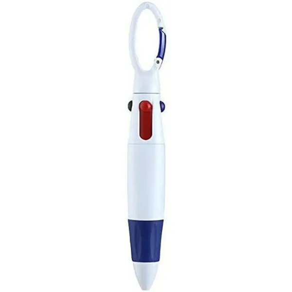Multi-color clip-on ballpoint pen - Multi-color clip-on ballpoint pen - Image 1 of 7