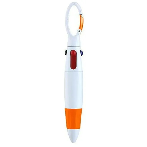 Multi-color clip-on ballpoint pen - Multi-color clip-on ballpoint pen - Image 4 of 7