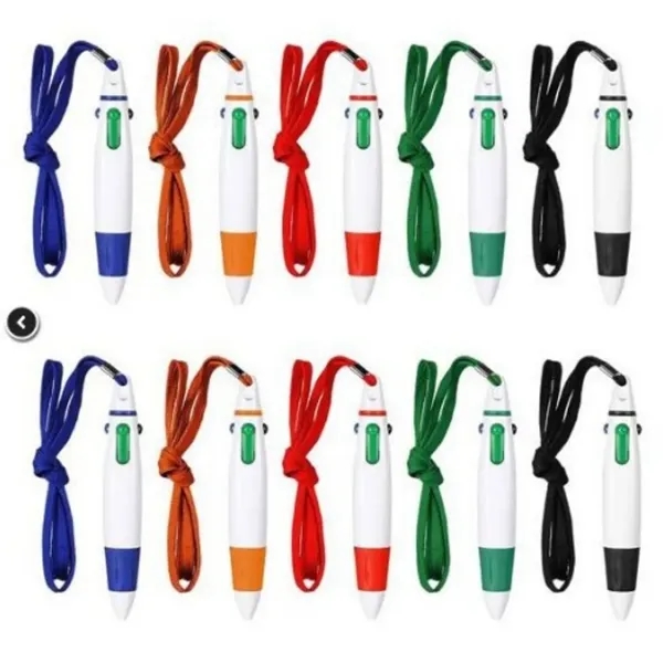 Multi-color clip-on ballpoint pen - Multi-color clip-on ballpoint pen - Image 7 of 7