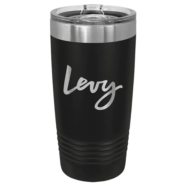 Polar Camel Stainless Steel 20 oz Ringed Tumbler w/Slide Lid - Polar Camel Stainless Steel 20 oz Ringed Tumbler w/Slide Lid - Image 3 of 39