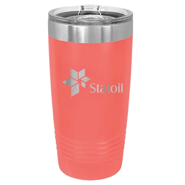 Polar Camel Stainless Steel 20 oz Ringed Tumbler w/Slide Lid - Polar Camel Stainless Steel 20 oz Ringed Tumbler w/Slide Lid - Image 5 of 39