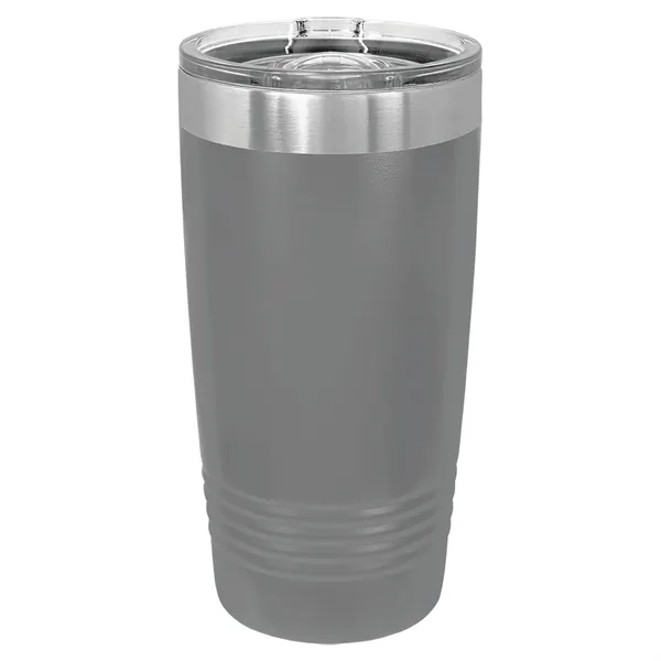 Polar Camel Stainless Steel 20 oz Ringed Tumbler w/Slide Lid - Polar Camel Stainless Steel 20 oz Ringed Tumbler w/Slide Lid - Image 6 of 39