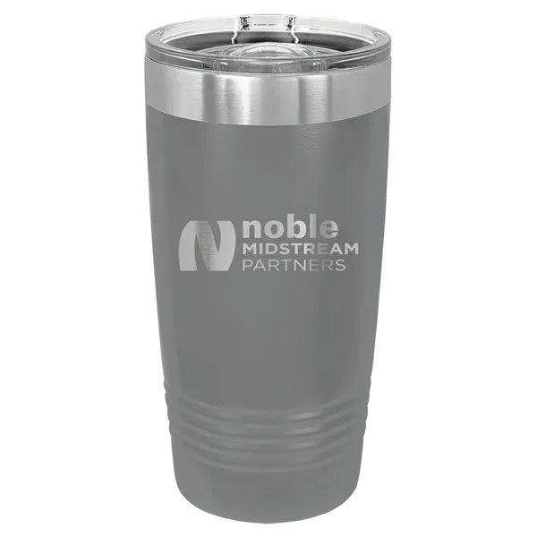 Polar Camel Stainless Steel 20 oz Ringed Tumbler w/Slide Lid - Polar Camel Stainless Steel 20 oz Ringed Tumbler w/Slide Lid - Image 7 of 39