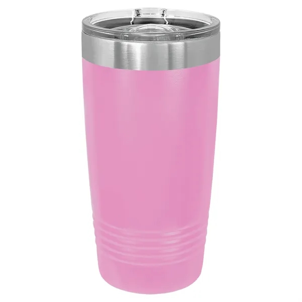 Polar Camel Stainless Steel 20 oz Ringed Tumbler w/Slide Lid - Polar Camel Stainless Steel 20 oz Ringed Tumbler w/Slide Lid - Image 14 of 39
