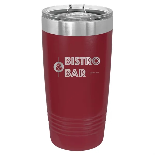 Polar Camel Stainless Steel 20 oz Ringed Tumbler w/Slide Lid - Polar Camel Stainless Steel 20 oz Ringed Tumbler w/Slide Lid - Image 17 of 39