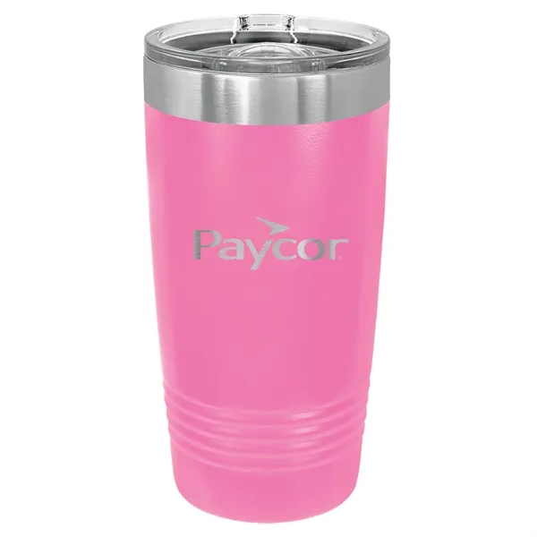 Polar Camel Stainless Steel 20 oz Ringed Tumbler w/Slide Lid - Polar Camel Stainless Steel 20 oz Ringed Tumbler w/Slide Lid - Image 25 of 39