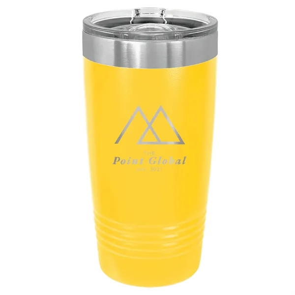 Polar Camel Stainless Steel 20 oz Ringed Tumbler w/Slide Lid - Polar Camel Stainless Steel 20 oz Ringed Tumbler w/Slide Lid - Image 39 of 39