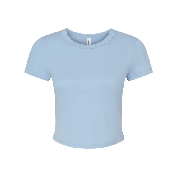 BELLA + CANVAS Women's Micro Rib Baby Tee - BELLA + CANVAS Women's Micro Rib Baby Tee - Image 1 of 10