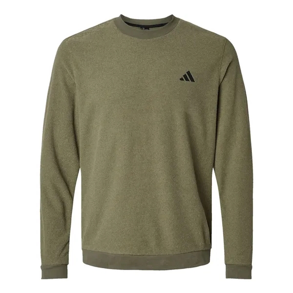 Adidas Men's Terry Loop Crewneck Sweatshirt - Adidas Men's Terry Loop Crewneck Sweatshirt - Image 9 of 10