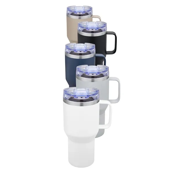 30 oz Urban Peak® Harbor Trail Vacuum Camp Mug - 30 oz Urban Peak® Harbor Trail Vacuum Camp Mug - Image 5 of 28