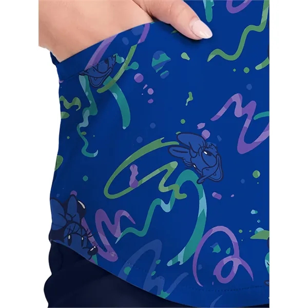 Cherokee - Tooniforms - Women's V-Neck Print Top - Cherokee - Tooniforms - Women's V-Neck Print Top - Image 2 of 17