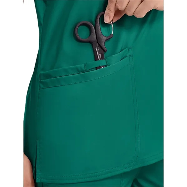 Cherokee - Workwear Revolution - Women's 3-Pocket V-Neck Top - Cherokee - Workwear Revolution - Women's 3-Pocket V-Neck Top - Image 33 of 62