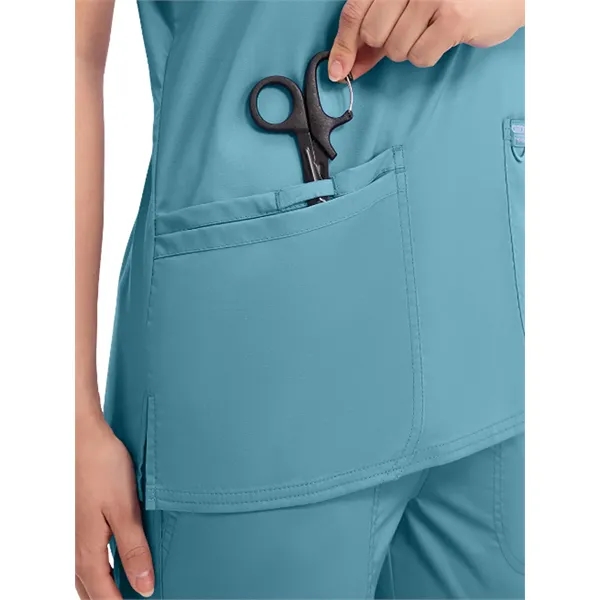 Cherokee - Workwear Revolution - Women's 3-Pocket V-Neck Top - Cherokee - Workwear Revolution - Women's 3-Pocket V-Neck Top - Image 57 of 62