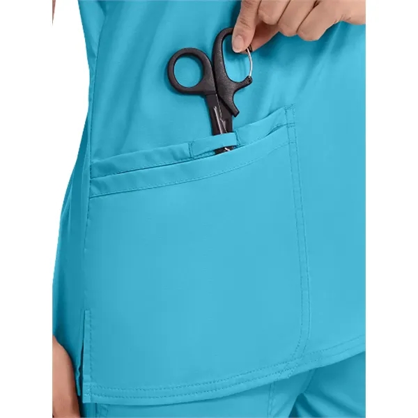 Cherokee - Workwear Revolution - Women's 3-Pocket V-Neck Top - Cherokee - Workwear Revolution - Women's 3-Pocket V-Neck Top - Image 60 of 62