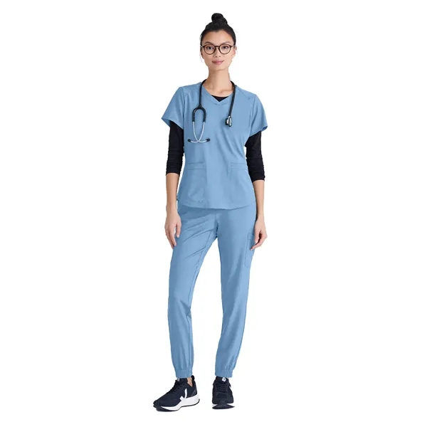 Grey's Anatomy Evolve Stretch - Women's Two-Pocket V-Neck... - Grey's Anatomy Evolve Stretch - Women's Two-Pocket V-Neck... - Image 9 of 47