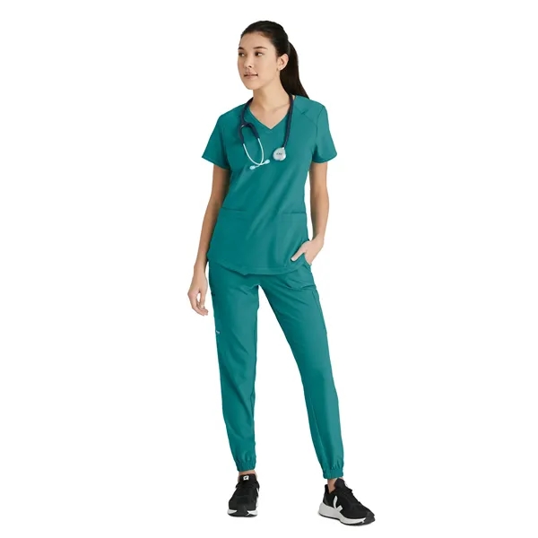 Grey's Anatomy Evolve Stretch - Women's Two-Pocket V-Neck... - Grey's Anatomy Evolve Stretch - Women's Two-Pocket V-Neck... - Image 44 of 47