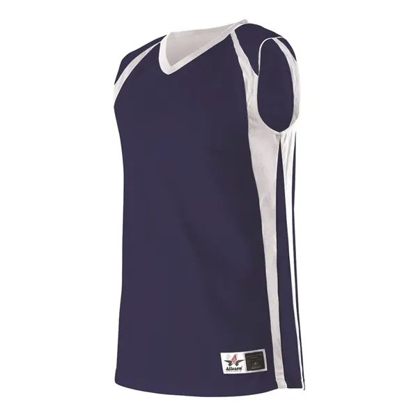Alleson Athletic Youth Reversible Basketball Jersey - Alleson Athletic Youth Reversible Basketball Jersey - Image 6 of 10