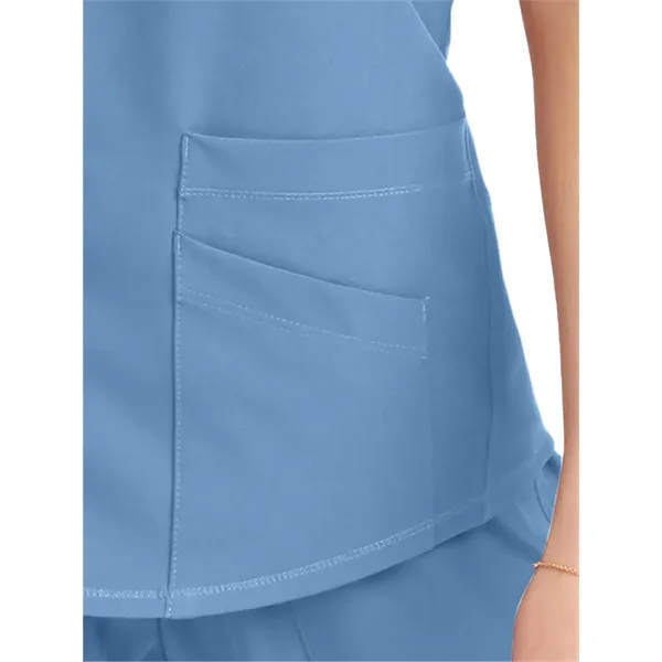 Skechers - Women's Three-Pocket Curved V-Neck Breeze Scru... - Skechers - Women's Three-Pocket Curved V-Neck Breeze Scru... - Image 13 of 59