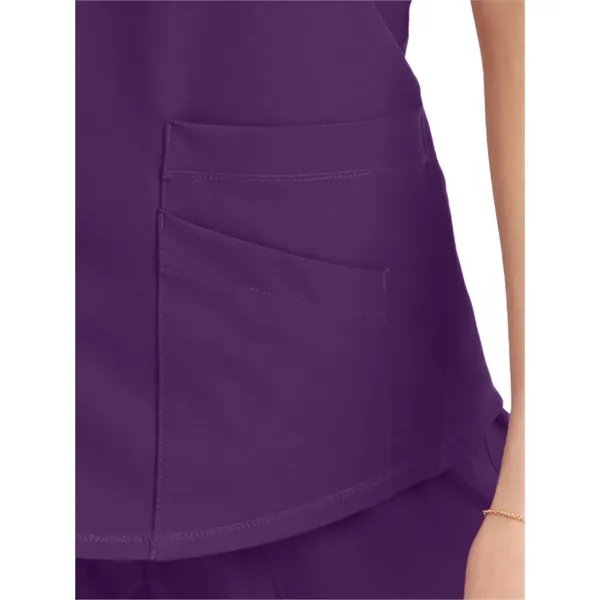 Skechers - Women's Three-Pocket Curved V-Neck Breeze Scru... - Skechers - Women's Three-Pocket Curved V-Neck Breeze Scru... - Image 17 of 59