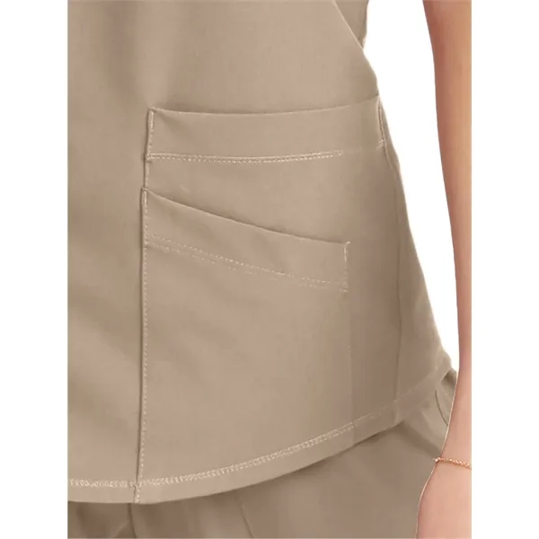 Skechers - Women's Three-Pocket Curved V-Neck Breeze Scru... - Skechers - Women's Three-Pocket Curved V-Neck Breeze Scru... - Image 47 of 59