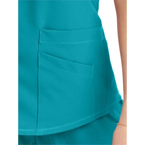 Skechers - Women's Three-Pocket Curved V-Neck Breeze Scru... - Skechers - Women's Three-Pocket Curved V-Neck Breeze Scru... - Image 55 of 59