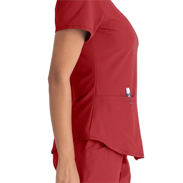 Skechers - Women's Three-Pocket Curved V-Neck Breeze Scru... - Skechers - Women's Three-Pocket Curved V-Neck Breeze Scru... - Image 56 of 59