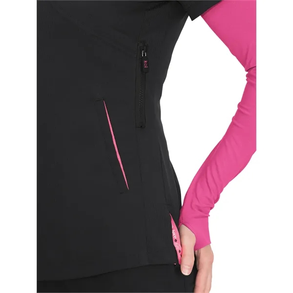 koi - Lite - Women's Three-Pocket Mock-Wrap Philosophy Top - koi - Lite - Women's Three-Pocket Mock-Wrap Philosophy Top - Image 2 of 46