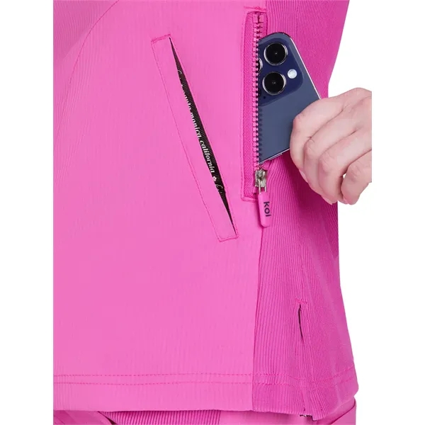 koi - Lite - Women's Three-Pocket Mock-Wrap Philosophy Top - koi - Lite - Women's Three-Pocket Mock-Wrap Philosophy Top - Image 24 of 46