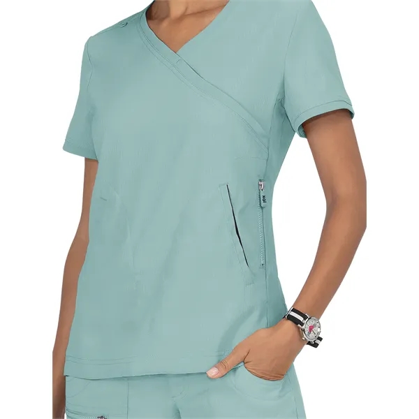 koi - Lite - Women's Three-Pocket Mock-Wrap Philosophy Top - koi - Lite - Women's Three-Pocket Mock-Wrap Philosophy Top - Image 42 of 46
