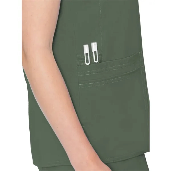 Med Couture - MC Touch - Women's 6-Pocket Raglan Sleeve Top - Med Couture - MC Touch - Women's 6-Pocket Raglan Sleeve Top - Image 17 of 29