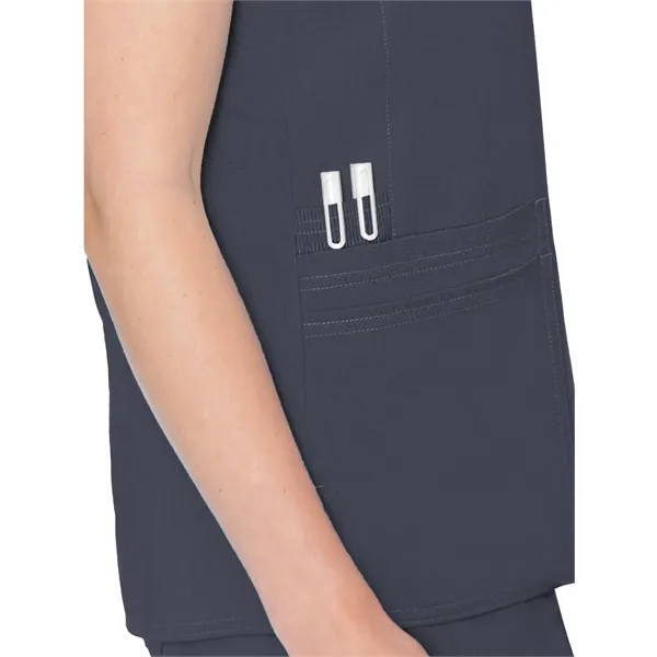Med Couture - MC Touch - Women's 6-Pocket Raglan Sleeve Top - Med Couture - MC Touch - Women's 6-Pocket Raglan Sleeve Top - Image 21 of 29