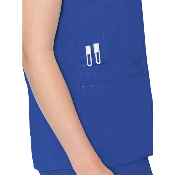 Med Couture - MC Touch - Women's 6-Pocket Raglan Sleeve Top - Med Couture - MC Touch - Women's 6-Pocket Raglan Sleeve Top - Image 25 of 29
