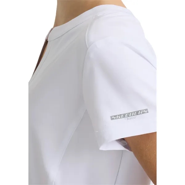 Skechers - Women's Two-Pocket Placket V-Neck Coast Scrub Top - Skechers - Women's Two-Pocket Placket V-Neck Coast Scrub Top - Image 31 of 32