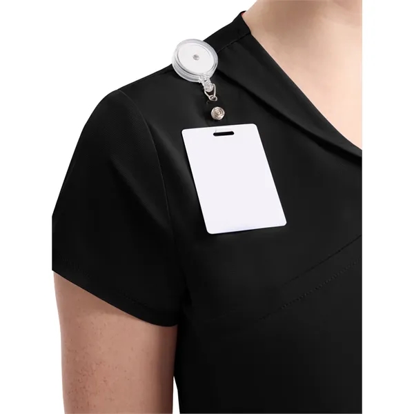 Infinity GNR8 - Women's 2-Pocket Mock-Wrap V-Neck Top - Infinity GNR8 - Women's 2-Pocket Mock-Wrap V-Neck Top - Image 5 of 26